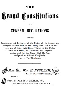 Constitutions and General Regulations of the Ancient Accepted Scottish Rite 10029638